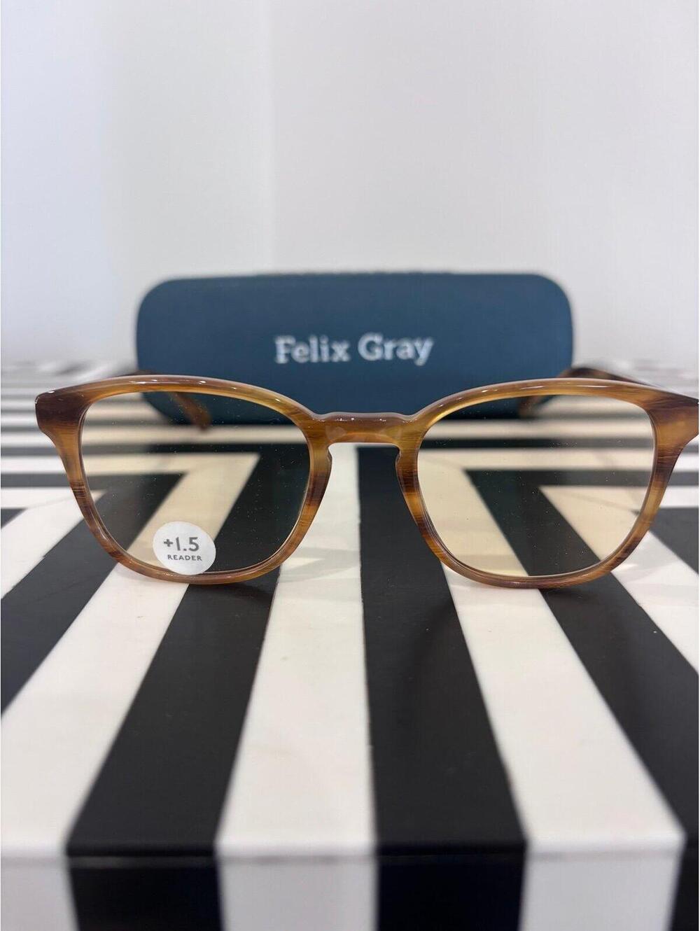 Felix Gray Telo C2 Blue Light Reader Glasses – Tortoise 46-20-140 (+1.5)